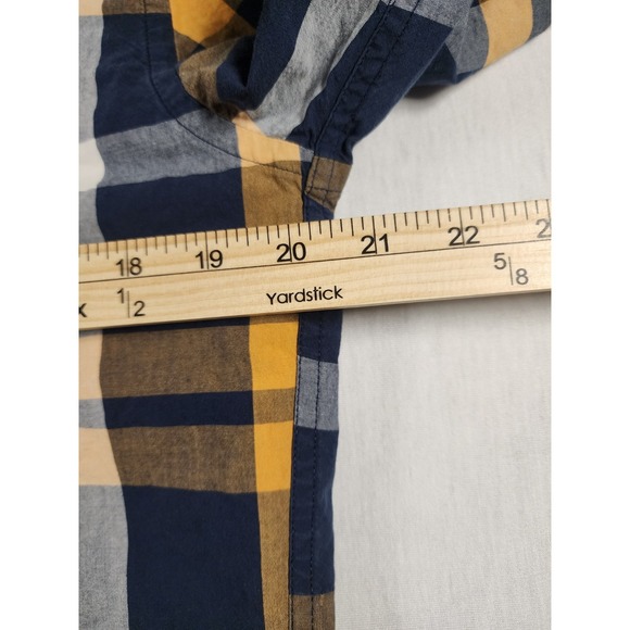 J.Crew Mens Slim Fit Plaid Button Down Shirt Quality Woven Cotton Size Medium - Picture 5 of 10